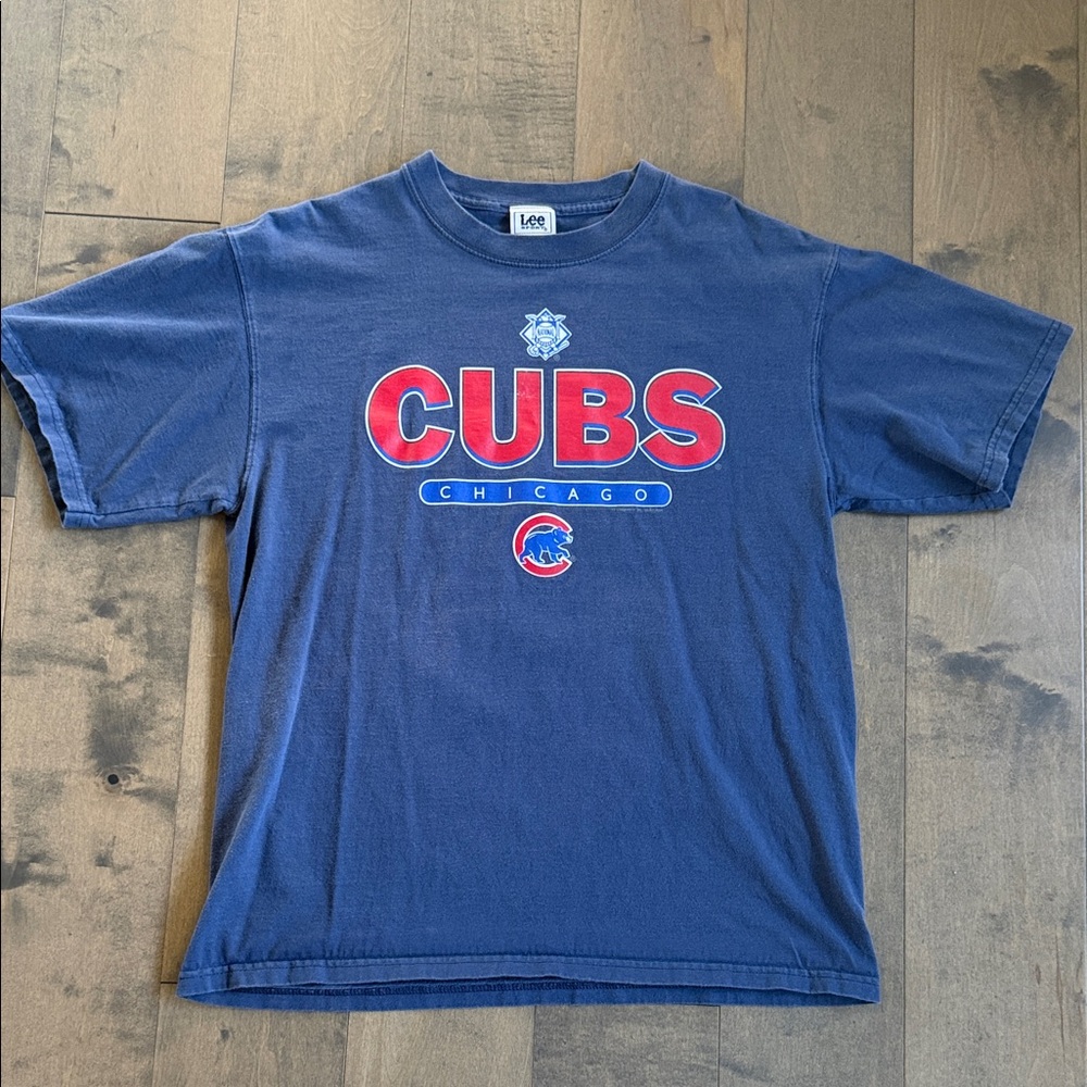 2006 Chicago Cubs MLB Baseball Graphic Shirt Large Lee Sports